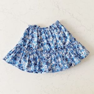 Girls Floral Zara Skirt, Size 6